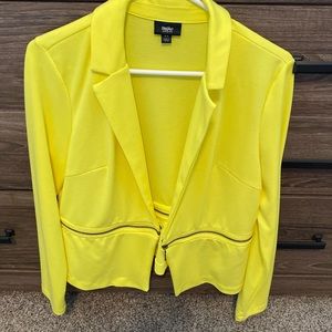 Bright yellow blazer